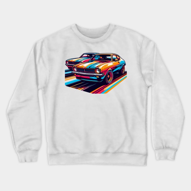 Chevy Vega Crewneck Sweatshirt by Vehicles-Art